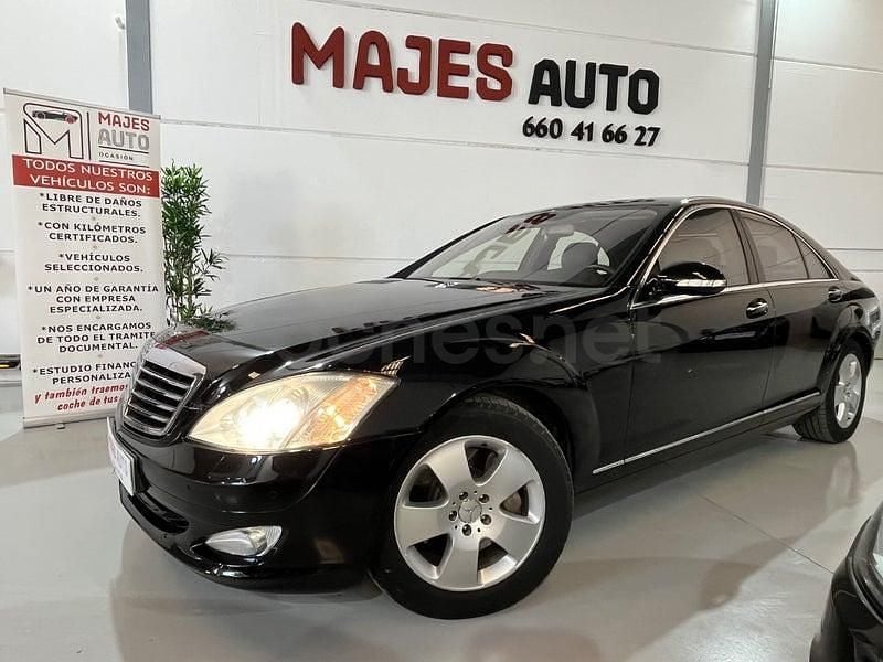 Negro Usado 2007 Mercedes S500 Berlina | 10.999 € (Super precio) - Imagen 1/4