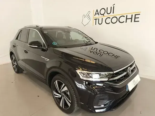 Usado VW T-Roc R-line 150 CV (110 kW) 2022 Negro SUV