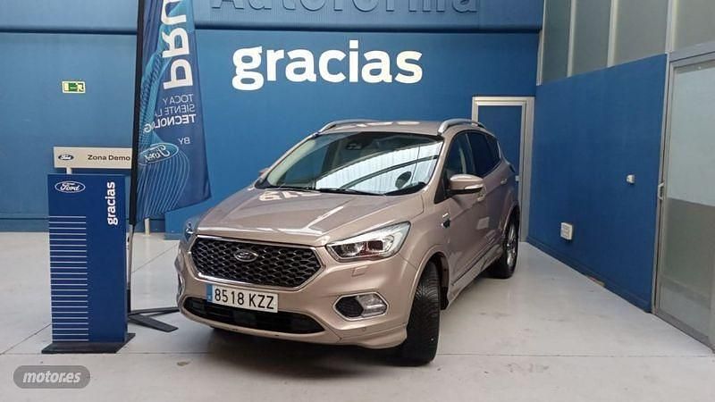Gris Usado 2019 Ford Kuga Vignale SUV | 24.900 € - Imagen 1/4
