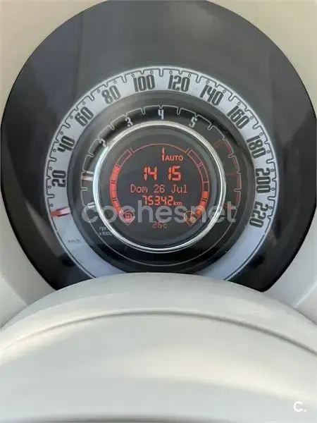 Usado Fiat 500 Lounge 69 CV (50 kW) 2012 Rojo Berlina