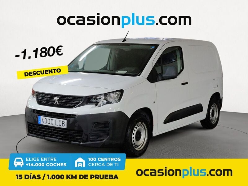 Blanco Usado 2019 Peugeot Partner Monovolumen | 12.990 € (Caro) - Imagen 1/4