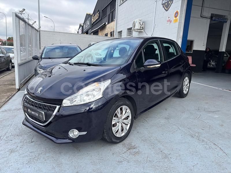 Usado Peugeot 208 Access 82 CV (60 kW) 2014 Azul Utilitario