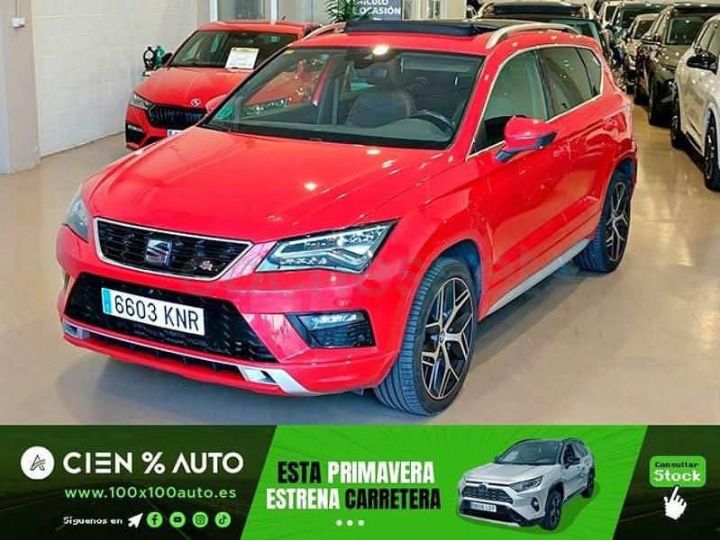 Usado Seat Ateca 4Drive 150 CV (110 kW) 2018 Rojo SUV
