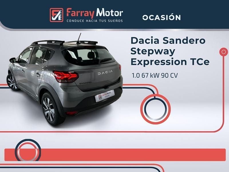 Novo Dacia Sandero Expression 111 HP (81 kW) 2026 Cinzento