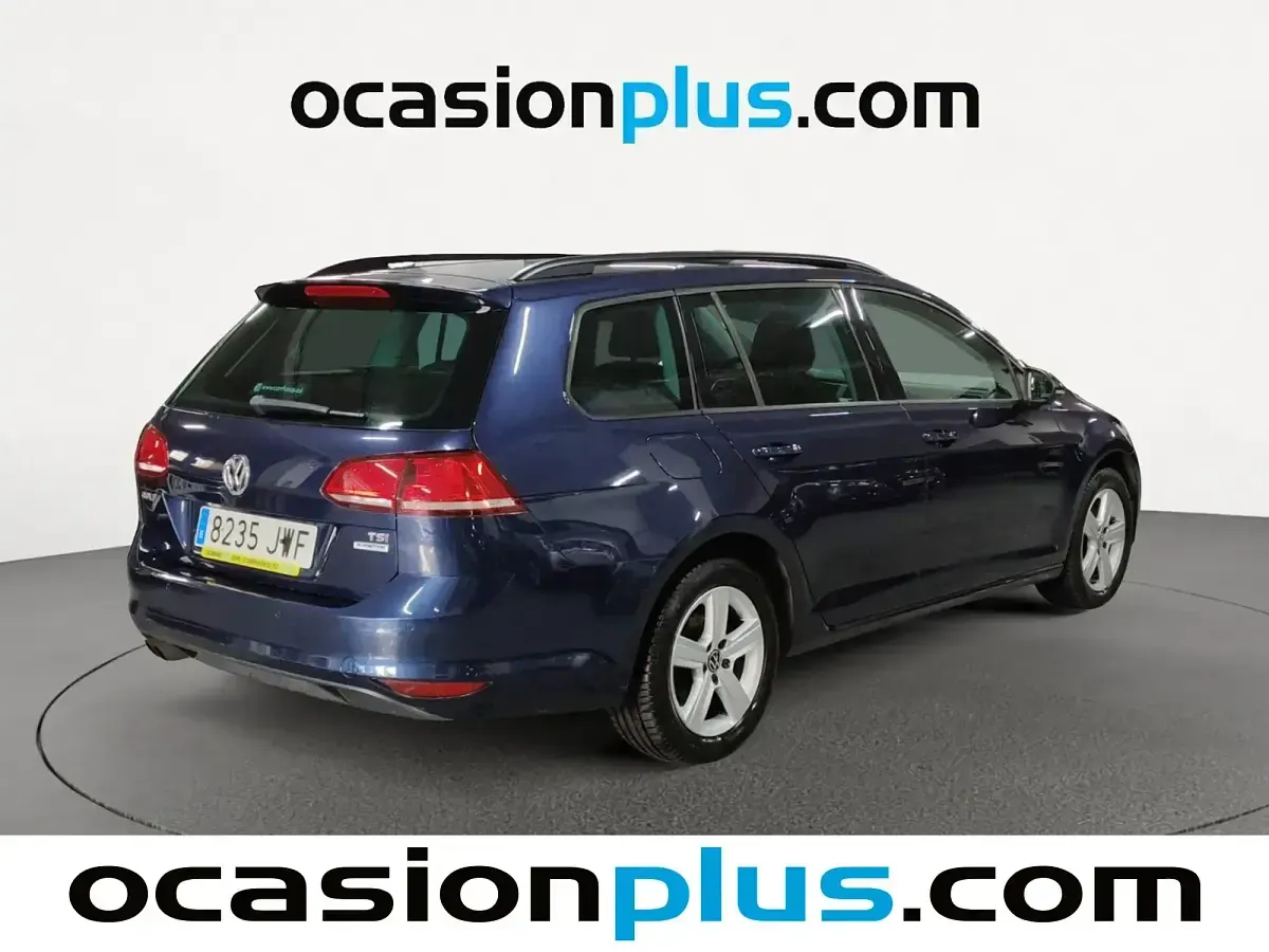 Usado VW Golf VII Advance 125 CV (91 kW) 2017 Azul Familiar