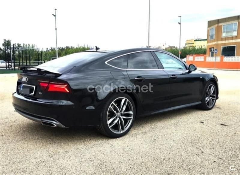 Usado Audi A7 Sportback S-Line 272 CV (200 kW) 2017 Negro Utilitario
