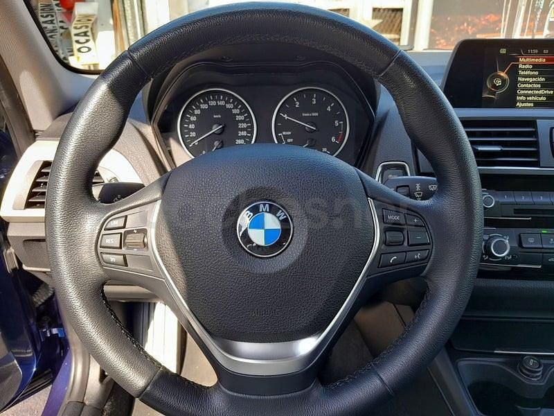 Usado BMW 116 116 CV (85 kW) 2017 Azul Utilitario