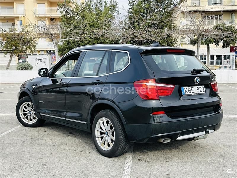 Usado BMW X3 177 CV (130 kW) 2010 Negro SUV