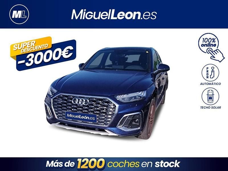 Azul Usado 2023 Audi Q5 S-Line SUV | 45.985 € (Precio justo) - Imagen 1/4