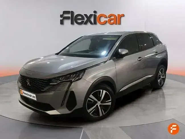Usado Peugeot 3008 Allure 130 CV (95 kW) 2021 Gris SUV