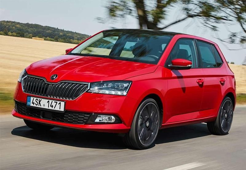 Usado Skoda Fabia Ambition 75 CV (55 kW) 2019 Rojo Utilitario