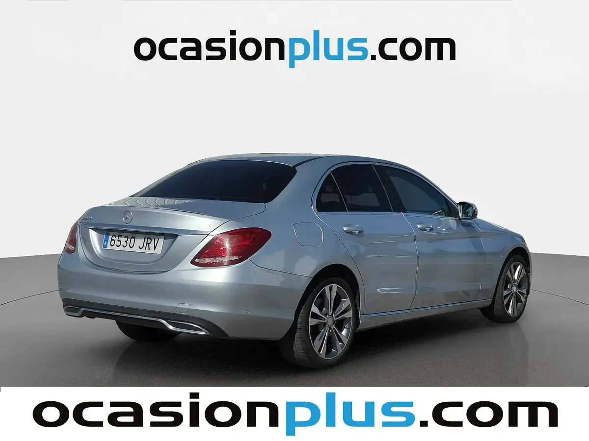 Usado Mercedes C220 Avantgarde 170 CV (125 kW) 2016 Gris plata Berlina