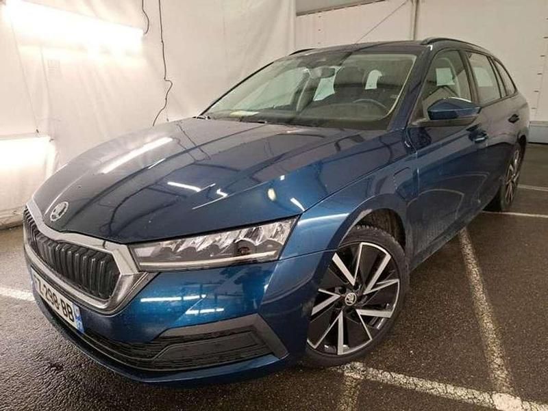 Usado Skoda Octavia Style 204 CV (150 kW) 2021 Azul Familiar