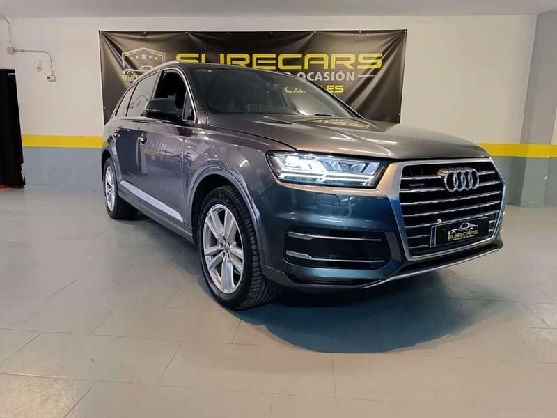 Usado Audi Q7 S-Line 272 CV (200 kW) 2017 Gris / plata SUV