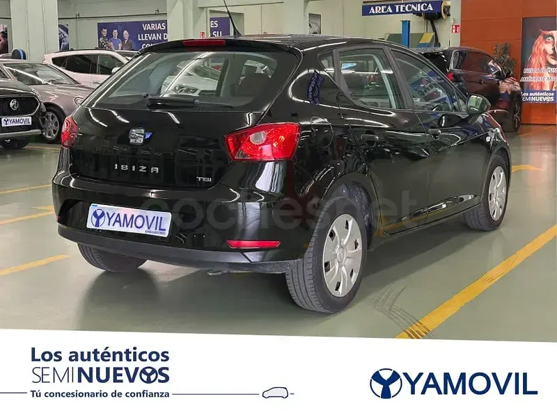 Usado Seat Ibiza Reference 90 CV (66 kW) 2015 Negro Berlina