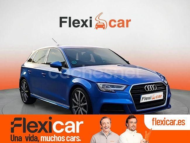 Azul Usado 2019 Audi A3 Sportback S-Line Berlina | 19.290 € (Precio justo) - Imagen 1/4