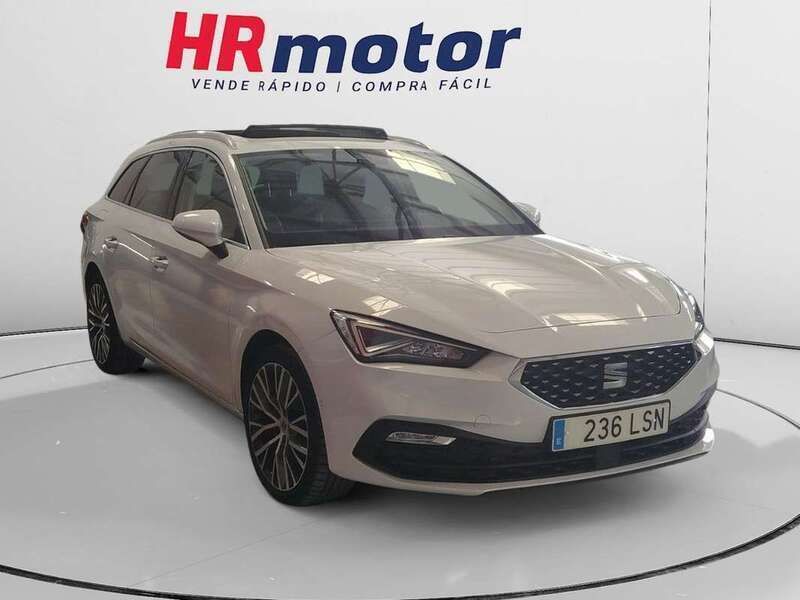 Blanco Usado 2021 Seat Leon XCELLENCE Familiar | 18.610 € (Buen precio) - Imagen 1/4