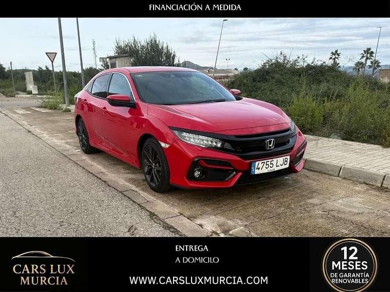 Rojo Usado 2020 Honda Civic Elegance Utilitario | 16.900 € (Buen precio) - Imagen 1/4