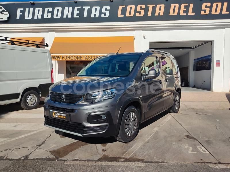Gris / plata Usado 2021 Peugeot Rifter Allure Monovolumen | 19.900 € (Precio justo) - Imagen 1/4
