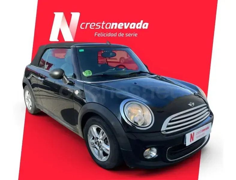Usado Mini One Cabriolet 98 CV (72 kW) 2012 Negro Descapotable