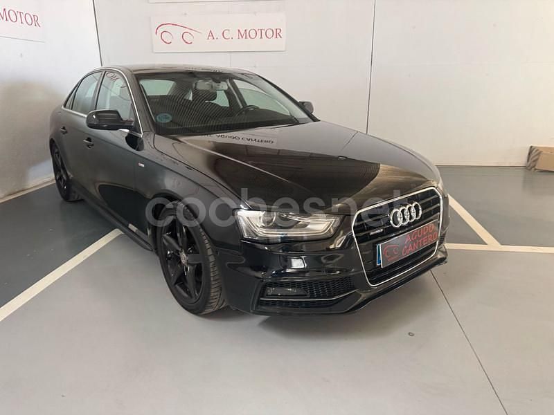 Usado Audi A4 S-Line 190 CV (139 kW) 2014 Negro Berlina