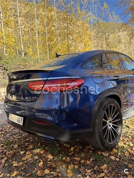 Usado Mercedes GLE43 AMG 367 CV (269 kW) 2017 Azul Coupe