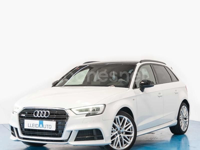 Usado Audi A3 S-Line 116 CV (85 kW) 2019 Blanco Berlina