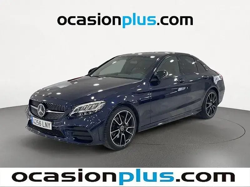 Azul Usado 2021 Mercedes C200 AMG Berlina | 28.591 € (Buen precio) - Imagen 1/4