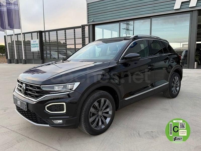 Usado VW T-Roc Sportline 150 CV (110 kW) 2020 Negro SUV