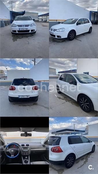 Usado VW Golf V Highline 105 CV (77 kW) 2007 Blanco Berlina