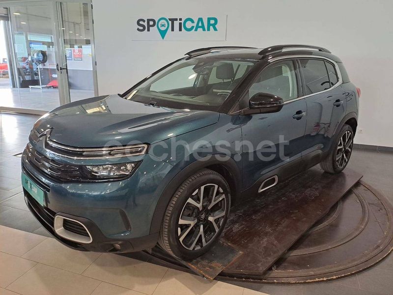 Azul Usado 2019 Citroën C5 Aircross Shine SUV | 16.900 € (Precio justo) - Imagen 1/4