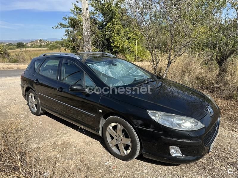 Usado Peugeot 407 Sport 136 CV (100 kW) 2005 Negro Familiar