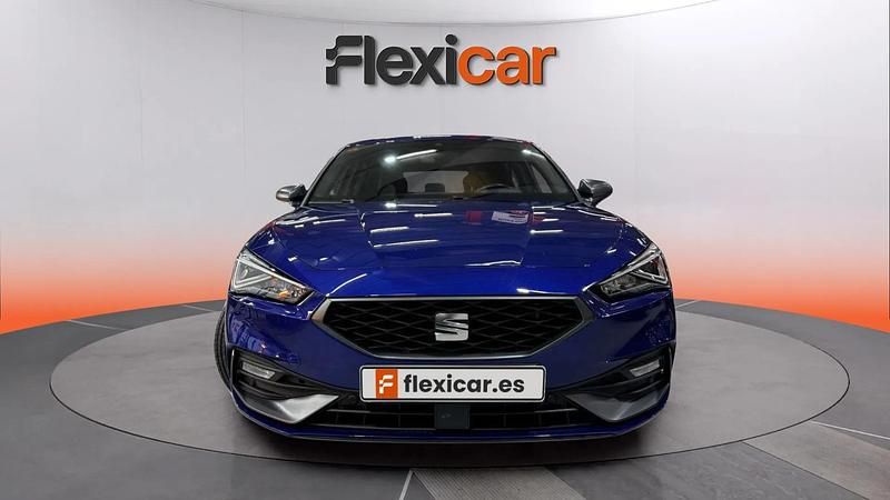 Usado Seat Leon FR 150 CV (110 kW) 2021 Azul Utilitario
