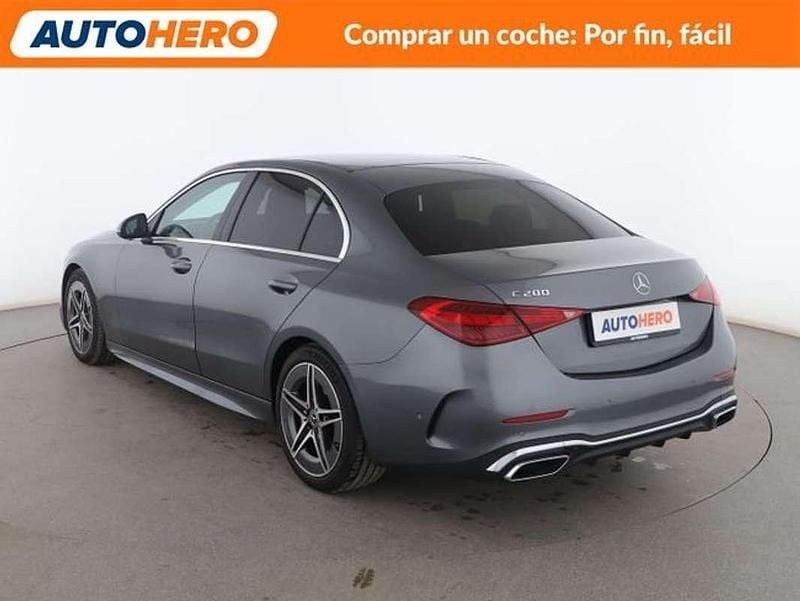 Usado Mercedes C200 AMG line 2021 Gris Berlina