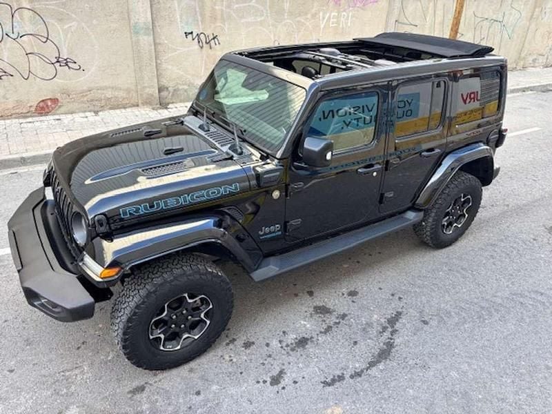 Negro Usado 2022 Jeep Wrangler Unlimited Rubicon SUV | 49.900 € (Super precio) - Imagen 1/4