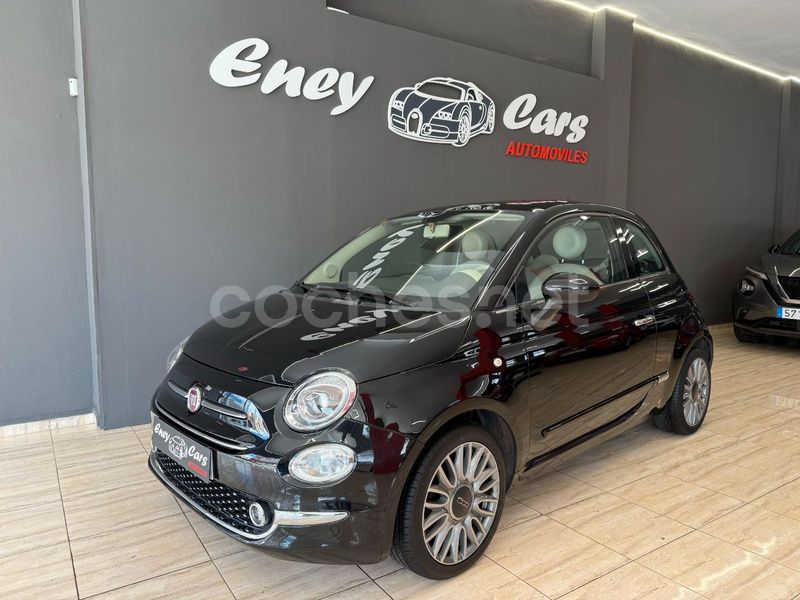 Negro Usado 2016 Fiat 500 Lounge Berlina | 8995 € (Un poco caro) - Imagen 1/4