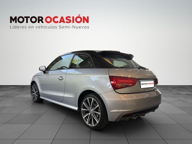 Usado Audi A1 95 CV (69 kW) 2017 Gris metalizado Utilitario