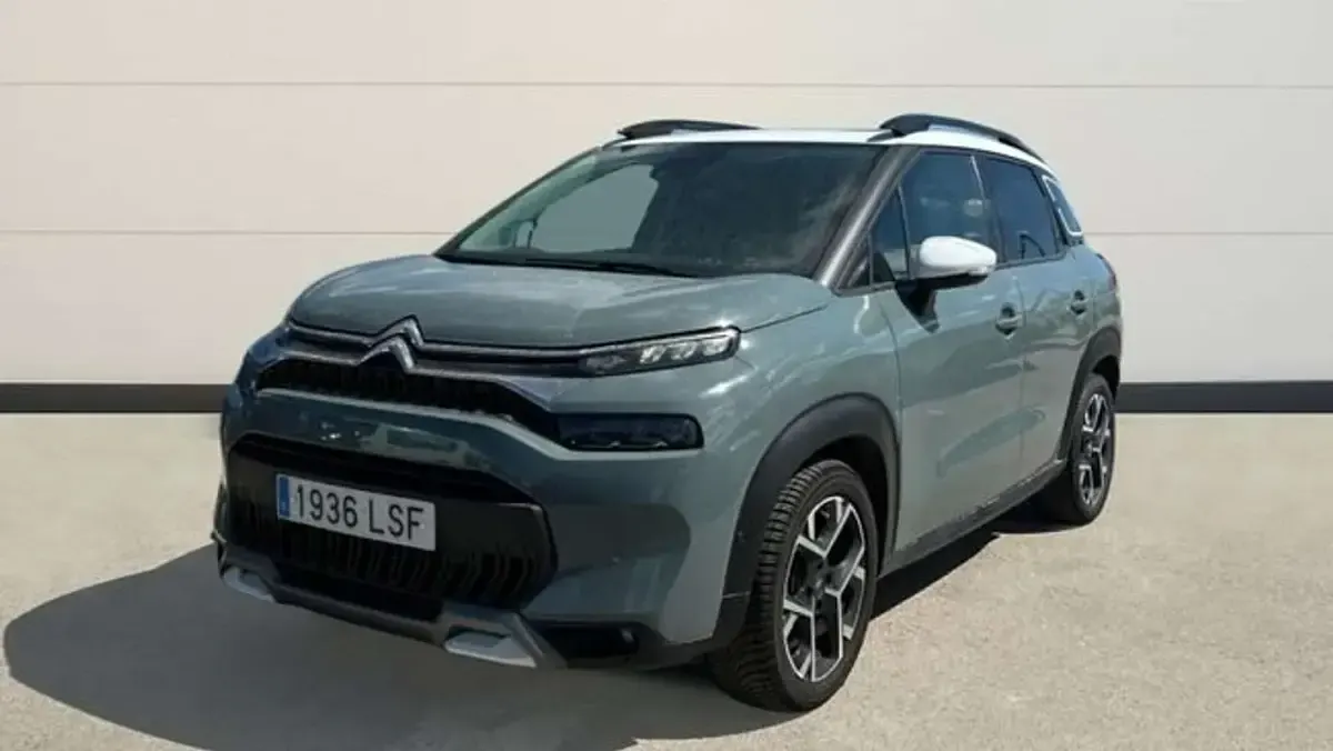 Usado Citroën C3 Aircross PureTech 131 CV (96 kW) 2021 Verde SUV