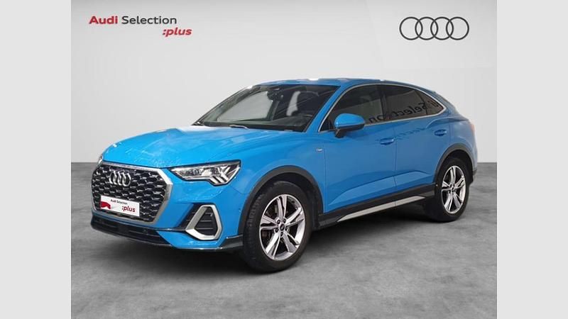 Azul turbo (sólida) Usado 2021 Audi Q3 Sportback S-Line SUV | 36.150 € (Buen precio) - Imagen 1/4