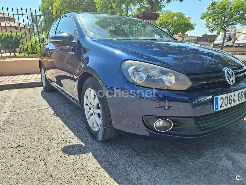 Usado VW Golf VI Sport 105 CV (77 kW) 2009 Azul Utilitario