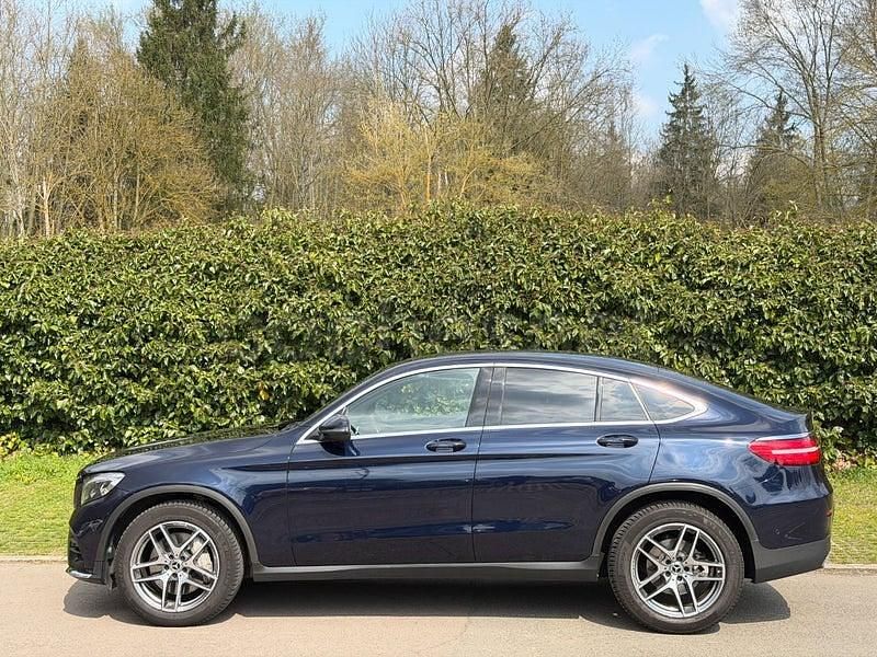 Usado Mercedes GLC220 170 CV (125 kW) 2019 Azul Coupe