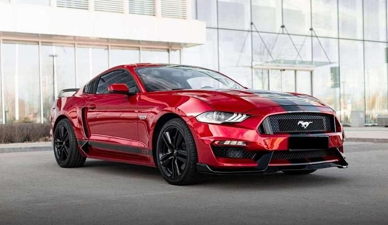 Rojo Usado 2021 Ford Mustang GT Fastback Coupe | 48.490 € (Un poco caro) - Imagen 1/4