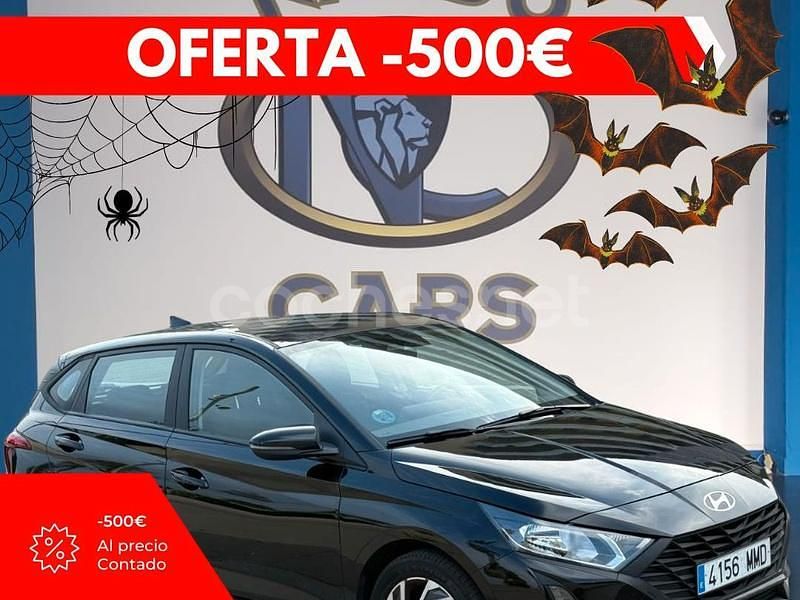 Negro Usado 2023 Hyundai i20 Berlina | 14.900 € (Precio justo) - Imagen 1/4