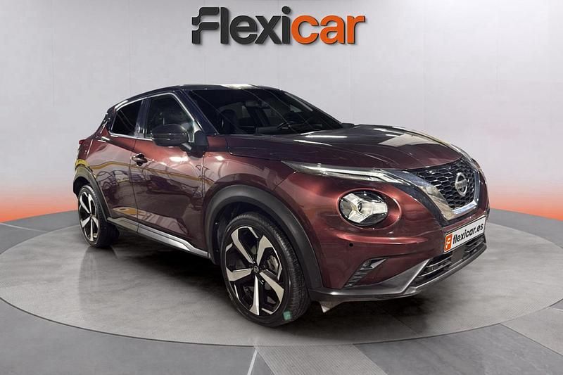 Granate Usado 2021 Nissan Juke Tekna SUV | 16.990 € (Precio justo) - Imagen 1/4