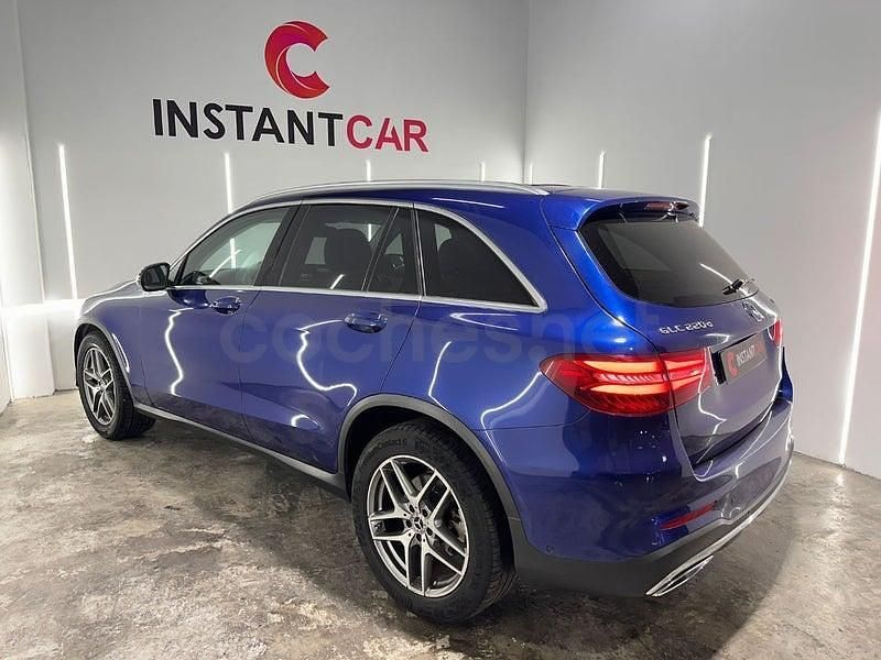 Usado Mercedes GLC220 170 CV (125 kW) 2018 Azul SUV