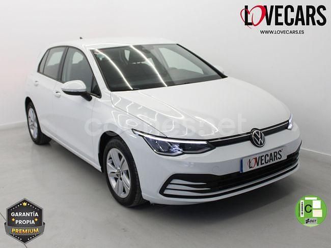 Blanco Usado 2021 VW Golf Life Berlina | 19.900 € (Precio justo) - Imagen 1/3