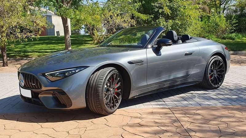 Gris Usado 2023 Mercedes SL55 AMG AMG Coupe | 156.950 € (Precio justo) - Imagen 1/4