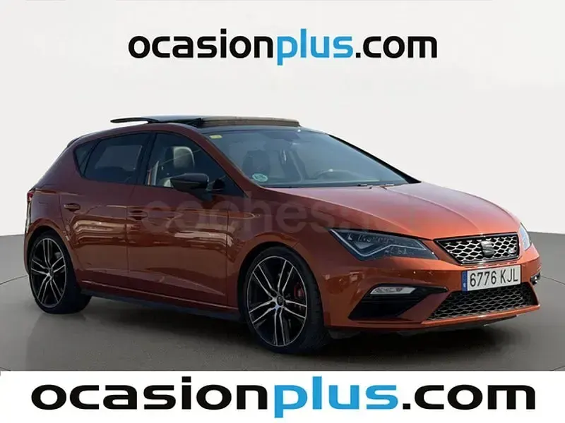 Usado Seat Leon CUPRA 300 CV (220 kW) 2018 Naranja Berlina