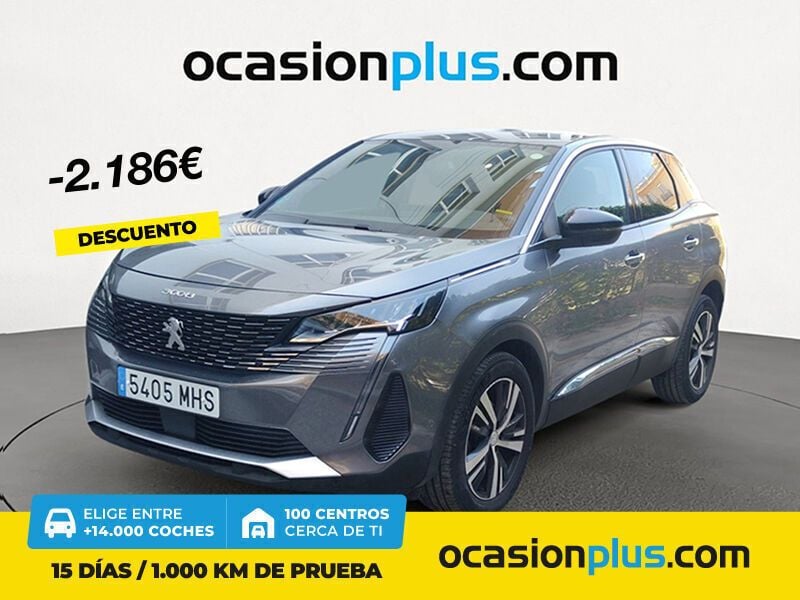 Gris / plata Usado 2023 Peugeot 3008 Allure SUV | 20.490 € (Precio justo) - Imagen 1/4