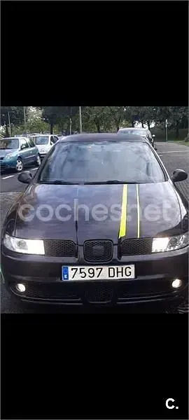 Usado Seat Leon FR 150 CV (110 kW) 2005 Negro Utilitario